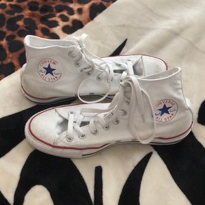 White High Top Converse